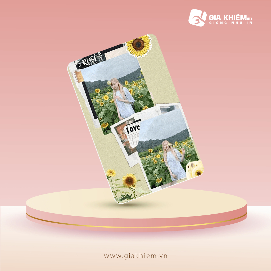 Card bơi BLACKPINK  Card nhựa dày như thẻ ATM CCCD