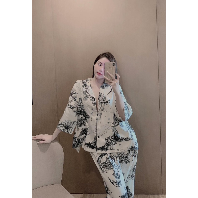 Bộ Ngủ Pijama mặc nhà xước DƠI CHIM