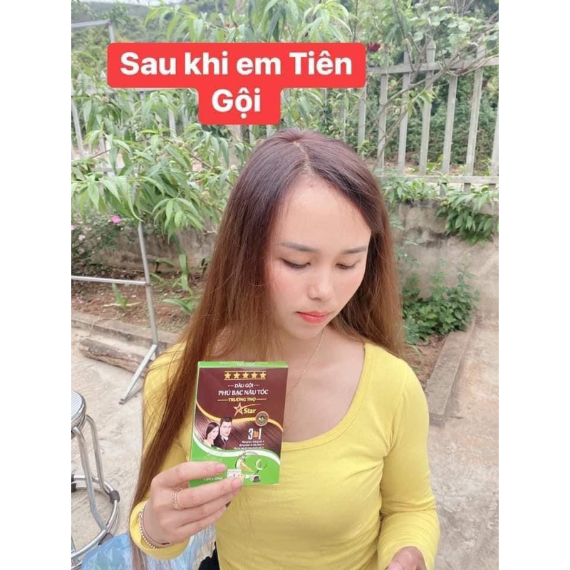 Gói dầu gội phủ bạc thảo dược Dạ Thảo Liên