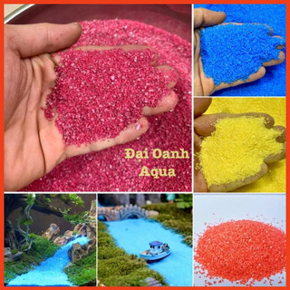 Cát Thạch Anh Nhiều Màu (200gr) Trang Trí Bể Cá Thủy Sinh, Bể Cá Cảnh, Trải Nền