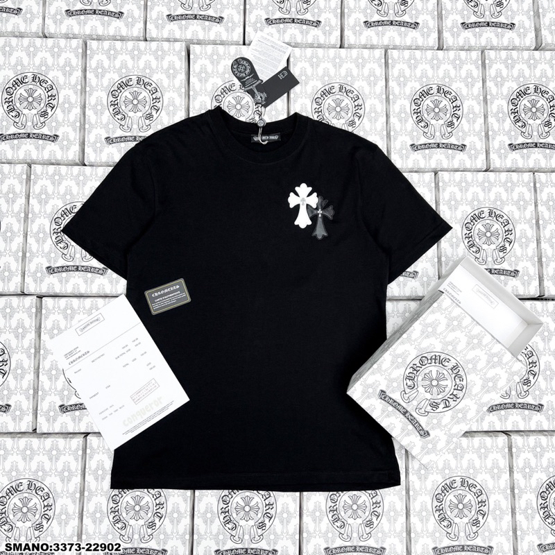 Áo Phông T-Shirt Chrome Hearts  Hoạ tiết in chữ thập