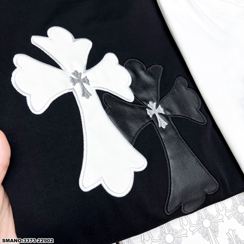Áo Phông T-Shirt Chrome Hearts  Hoạ tiết in chữ thập