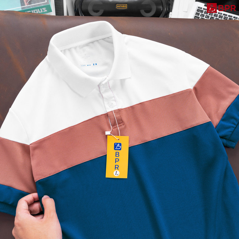 Polo siêu mát cho nam coolmax k7 | áo phông nam cổ trụ phối màu