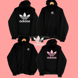 Áo Hoodie cao cấp nỉ bông, áo nỉ khoác kéo Adidas xuất xịn