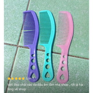 🌺Set 10 Cây Lược Cán Lổ, Dẻo (Dài 20cm)