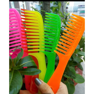 🏵Set 10 Lược Răng Thưa, cho Tóc Uốn, Tóc sơ rối (Dài 20cm)