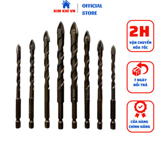 Mũi khoan đa năng 4 cạnh. mũi khoan gạch men chuôi lục giác