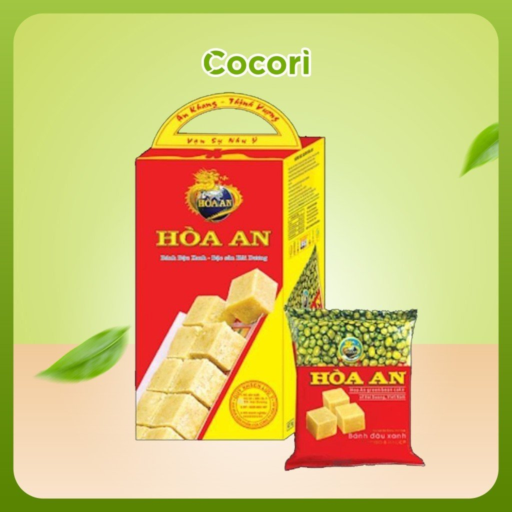 Bánh Đậu Xanh Hòa An Hải Dương Hộp 1 Kg Sài Gòn Đặc Sản