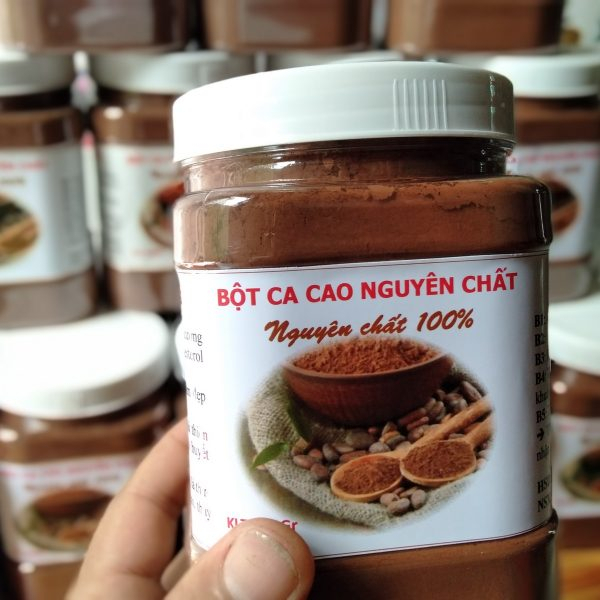 NNKN0023 Bột cacao nguyên chất DakLak lọ 500g