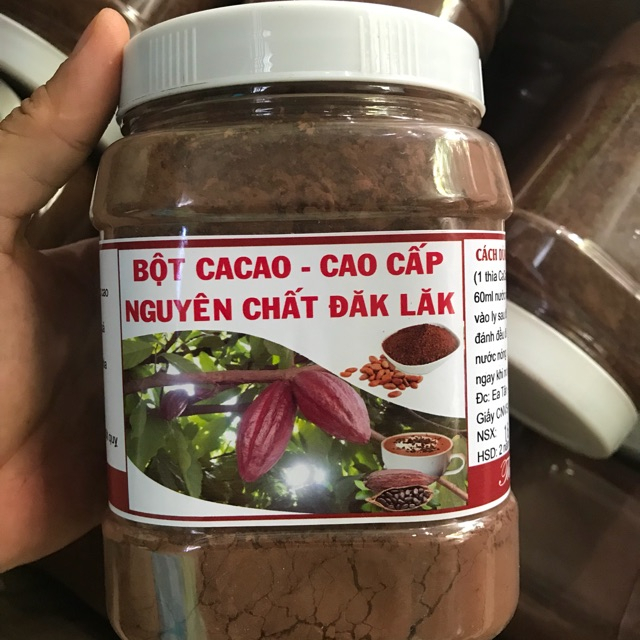 NNKN0023 Bột cacao nguyên chất DakLak lọ 500g