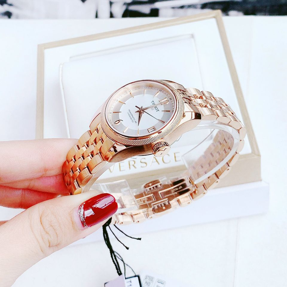 Đồng hồ nữ Tissot T-Classic Ballade Powermatic 80 - Màu rose gold  T1082083311700