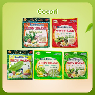  Bánh Phồng Sữa Dừa Sầu Riêng Nhơn Hoàng 220g 350g 400g và 450g  Cocori 