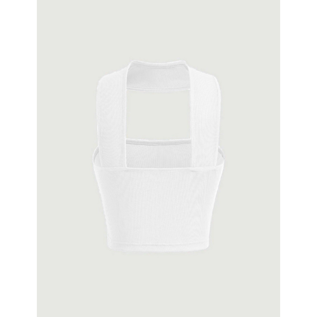 Áo quây dây cổ chocker JUNE.SG Áo croptop quây ngang Áo quây không mút ngực ôm body D022