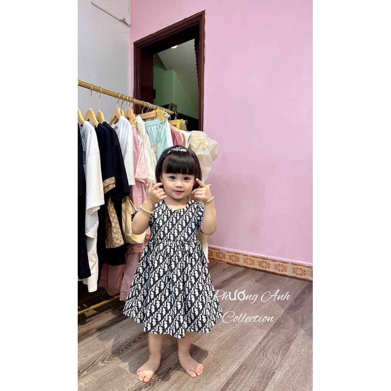 Váy dio + bờm bé gái