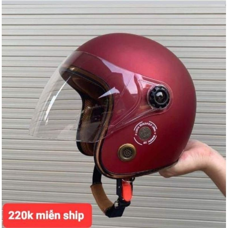 Nón AT 3/4 chính hãng như hình bao đẹp bao chất lượng.