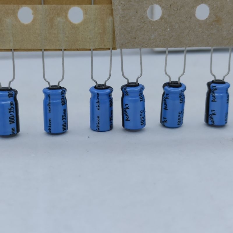 Tụ 25v 100uF Nichicon KT Audio