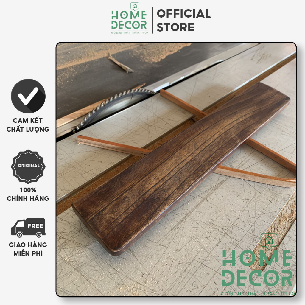Kê tay bàn phím, Kê lót tay bàn phím gỗ tự nhiên cao cấp cho bàn phím cơ HOMEDECOR, Kích thước riêng vui lòng nhắn tin