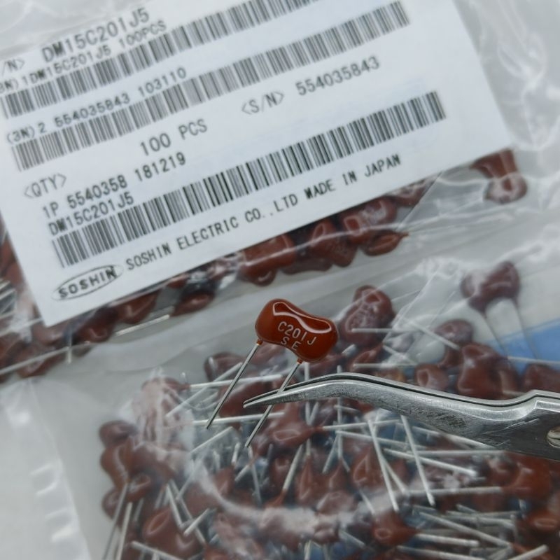 Tụ Silver Mica 200pF 200p 201 500V