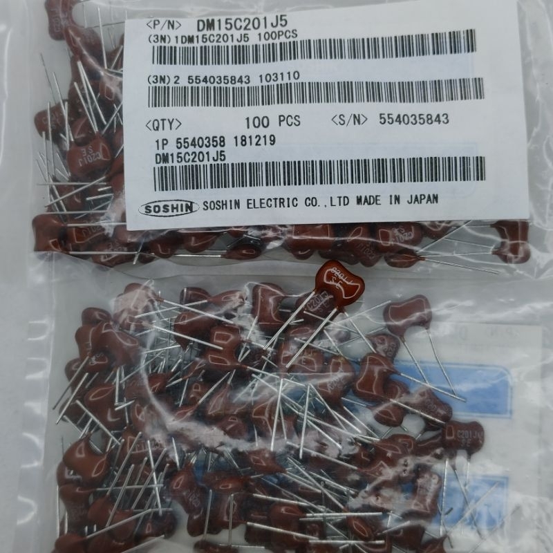 Tụ Silver Mica 200pF 200p 201 500V