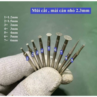 Táo thẩm tools | bộ 9 đầu cắt, trà, mài,... lắp máy quấn keo