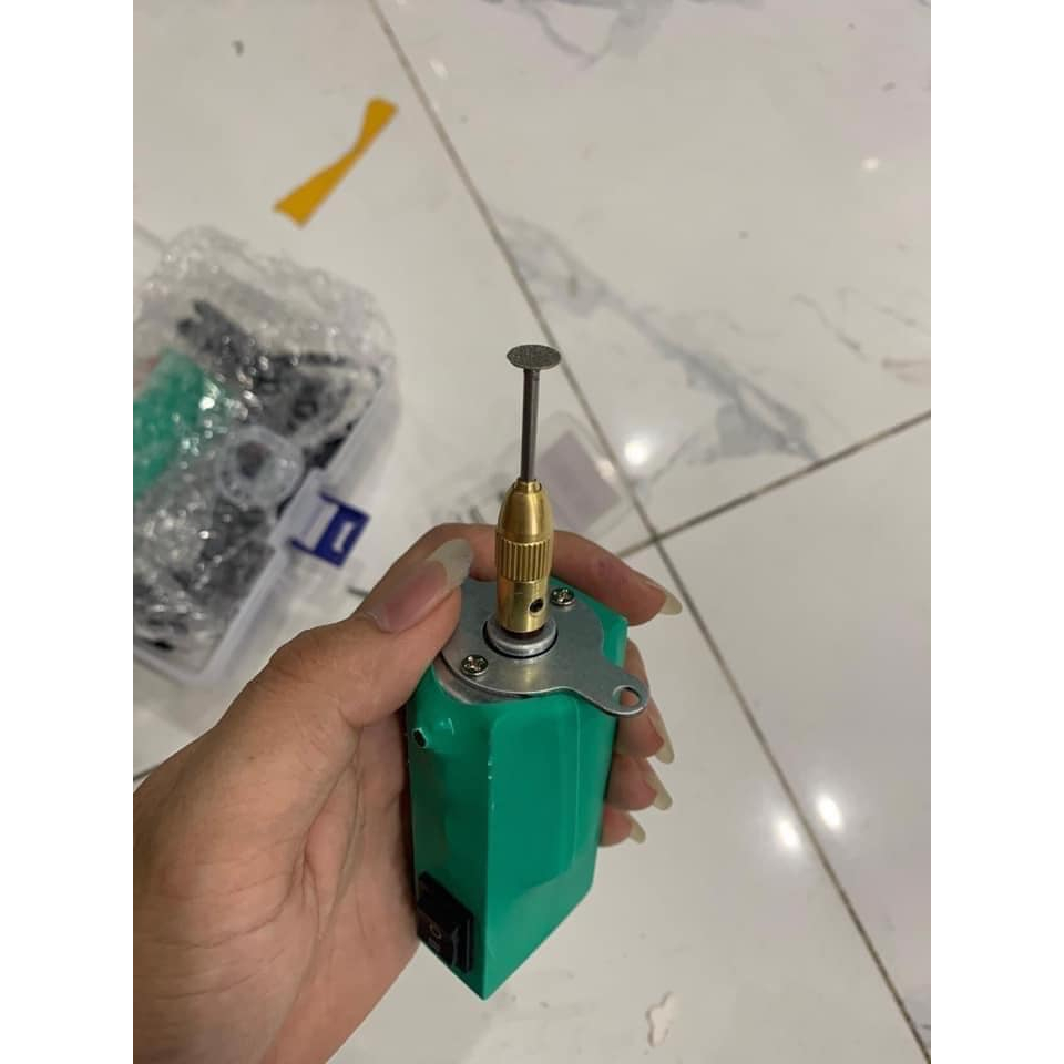 Bộ 9 đầu cắt, trà, mài,... lắp máy quấn keo