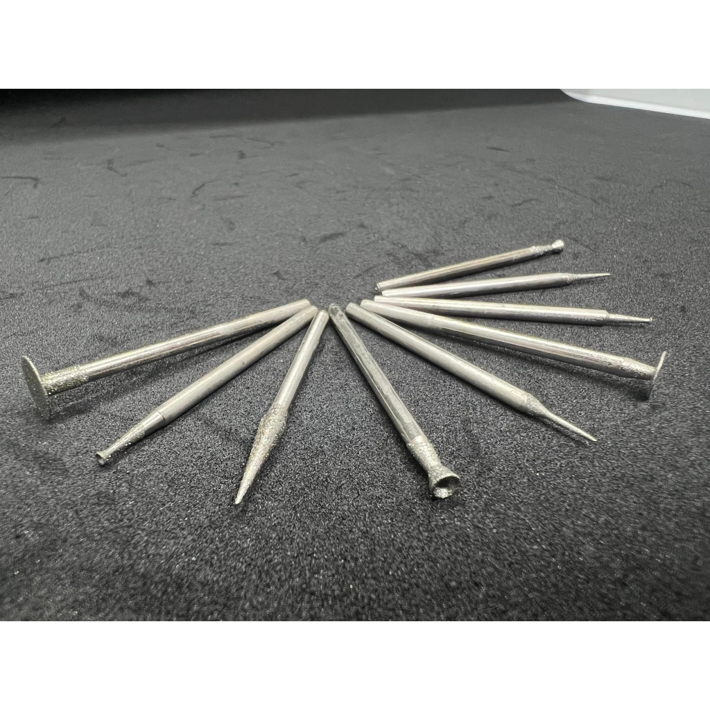 Bộ 9 đầu cắt, trà, mài,... lắp máy quấn keo