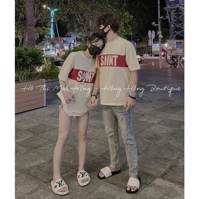 Áo Thun SAINT LAURENT Form Rộng Tay Lỡ Chất Vải Cotton 100% | BigBuy360 - bigbuy360.vn