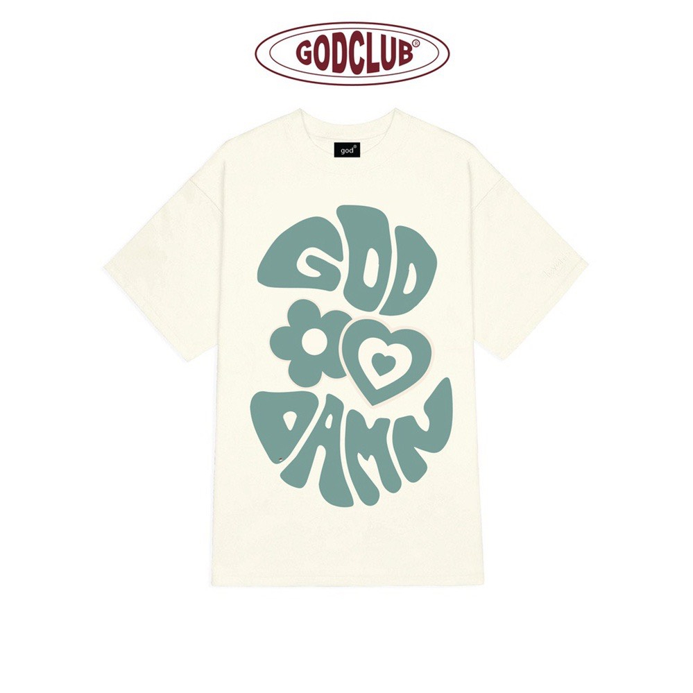 Áo Thun GOD DAMN Form Rộng Tay Lỡ Vải Cotton 100% | BigBuy360 - bigbuy360.vn