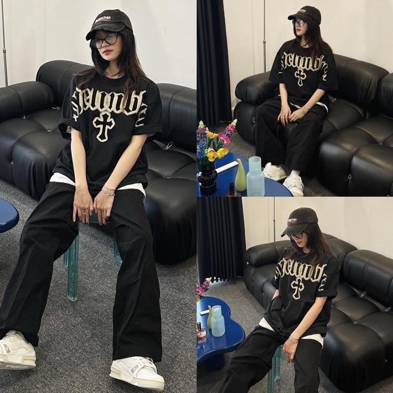 Áo Thun GLOW ( Áo May Ngược ) Form Rộng Tay Lỡ Vải Cotton 2 Chiều Cao Cấp | BigBuy360 - bigbuy360.vn