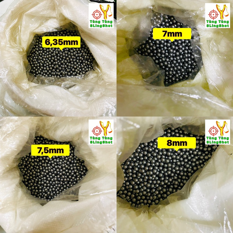 1kg Bi 6,35mm 7mm 7,5mm 8mm dùng cho máy công nghiệp