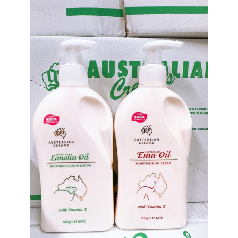 Kem Dưỡng Tinh Dầu Đà Điểu Kết Hợp Vitamin E -  Emu Oil Moisturizing Cream With Vitamin E 500gram