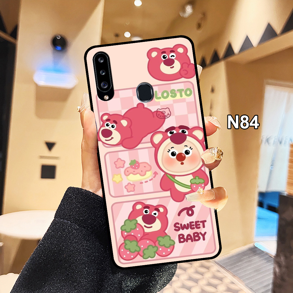 Ốp Lưng Điện Thoại SamSung A10S - A20S In Hình Gấu Dâu Lotso -Trend- CASE88.