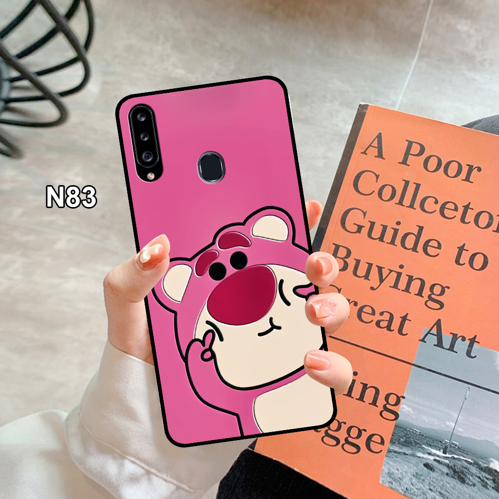 Ốp Lưng Điện Thoại SamSung A10S - A20S In Hình Gấu Dâu Lotso -Trend- CASE88.