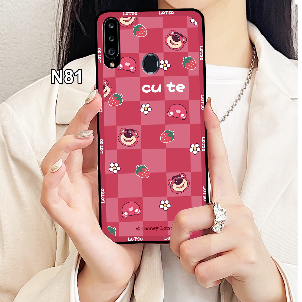 Ốp Lưng Điện Thoại SamSung A10S - A20S In Hình Gấu Dâu Lotso -Trend- CASE88.