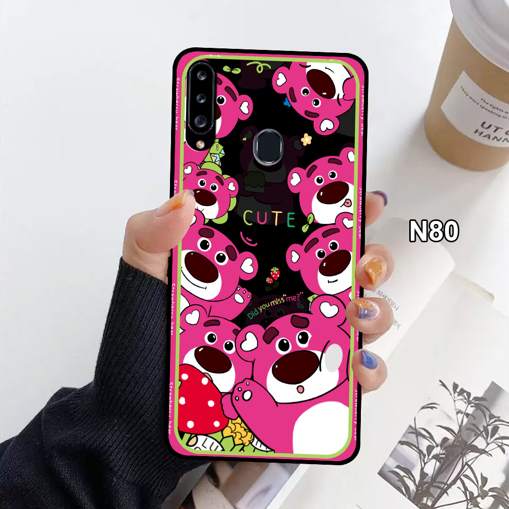 Ốp Lưng Điện Thoại SamSung A10S - A20S In Hình Gấu Dâu Lotso -Trend- CASE88.