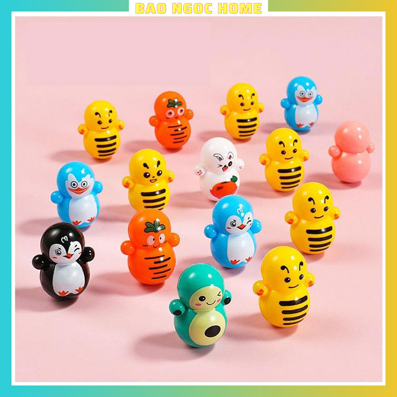 Đồ Chơi Con Lật Đật Giảm Stress BAONGOCHOME Đồ Chơi Mini Squid game minion ngộ nghĩnh