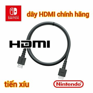 dây cáp hdmi nintendo switch chính hãng ạ dùng cho ps4 ps5 xbox one wii u ok....Nintendo Switch cáp HDMI xịn Xuất Hình