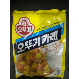 Bột cà ri hơi cay Ottogi 1kg- Nhập khẩu Hàn Quốc