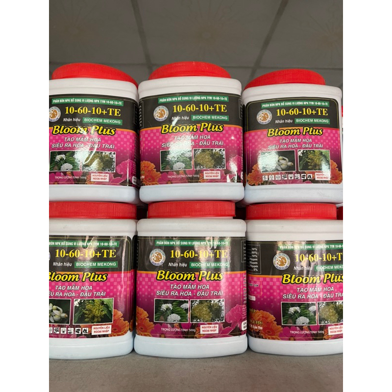 Phân bón NPK bổ sung vi lượng 10-60-10+TE Bloom Plus