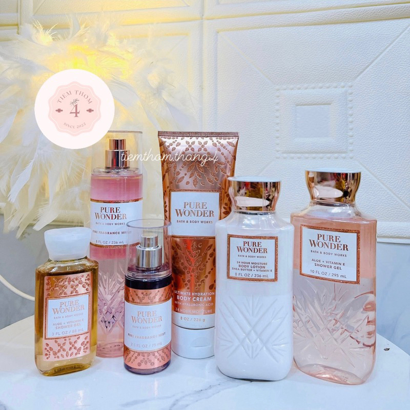 •𝐏𝐮𝐫𝐞 𝐖𝐨𝐧𝐝𝐞𝐫• Bath & Body Works - Sản phẩm dưỡng và xịt thơm toàn thân dành cho nữ