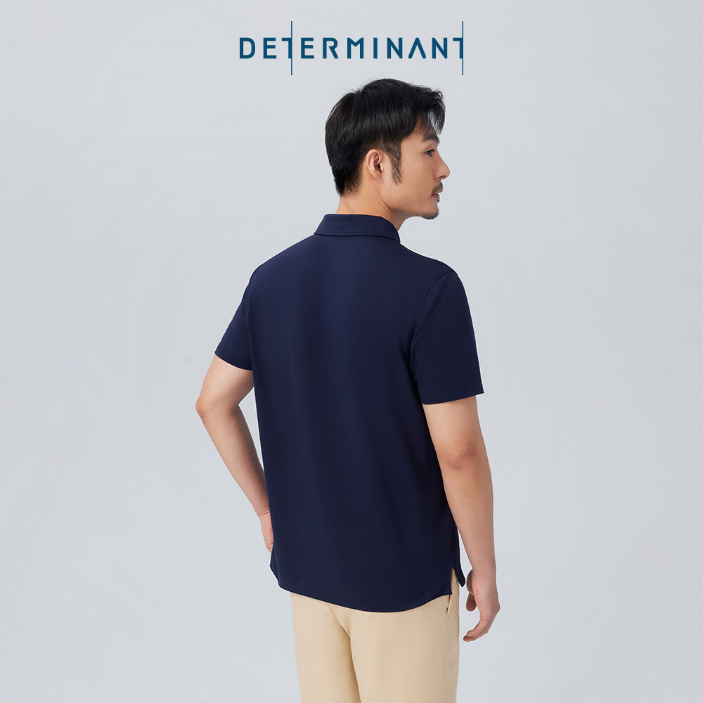 Áo thun nam Polo Instant Cool khô thoáng chống thấm nước thương hiệu Determinant - màu Xanh Navy [P06]