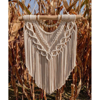 Mành treo macrame trang trí nhà cửa, kiểu cách Bắc Âu sang trọng