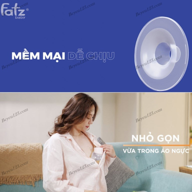 (FREEMAX 7) Máy hút sữa điện rảnh tay không dây Fatzbaby FATZ - Cup rãnh tay - FB1222TP