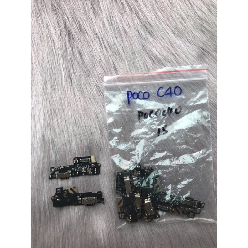 Chân sạc bộ Poco C40 zin new