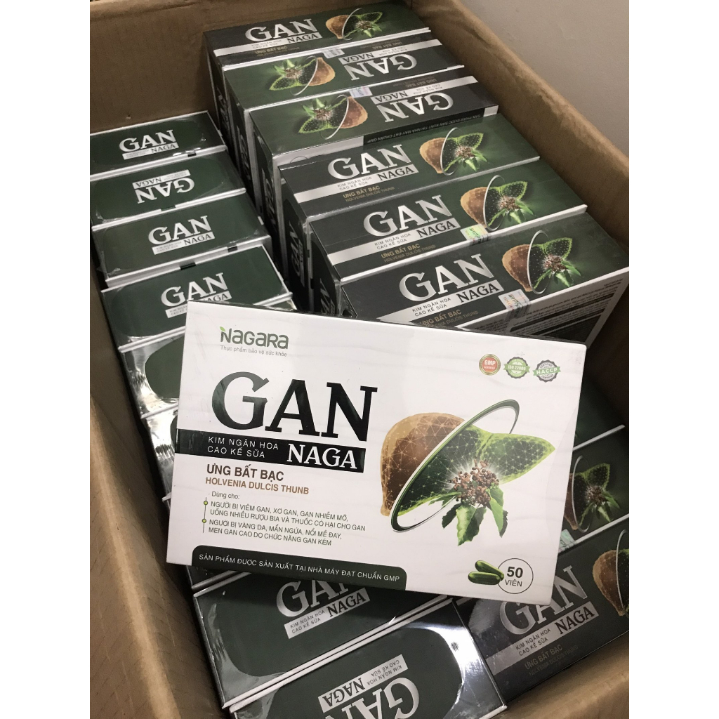 Giải Độc Gan, Hạ Men Gan - Viên Uống Bổ Gan Naga Giúp Giải Nhiệt Gan, Mát Gan, Tăng Cường Chức Năng Gan