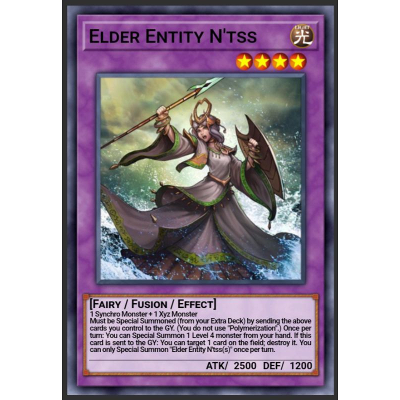 Thẻ bài yugioh Elder Entity N'tss