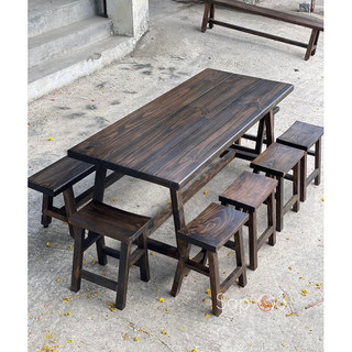 Ghế đôn gỗ thông cao 45cm lẻ