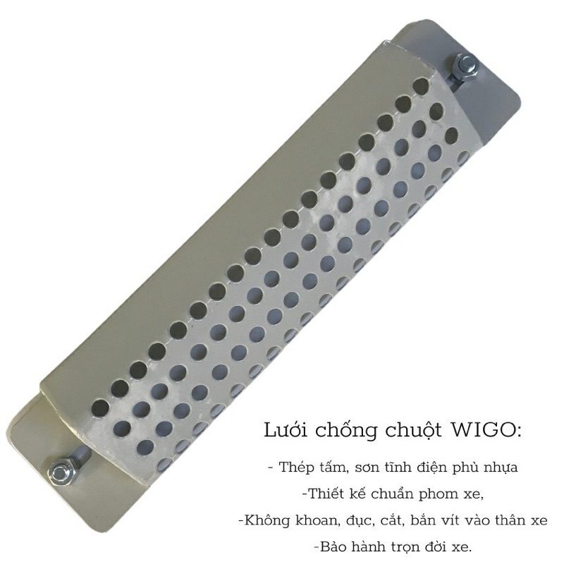 lưới chống chuột toyota wigo, tấm chống chuột khoang lái Wigo bên đẹp chuẩn xe