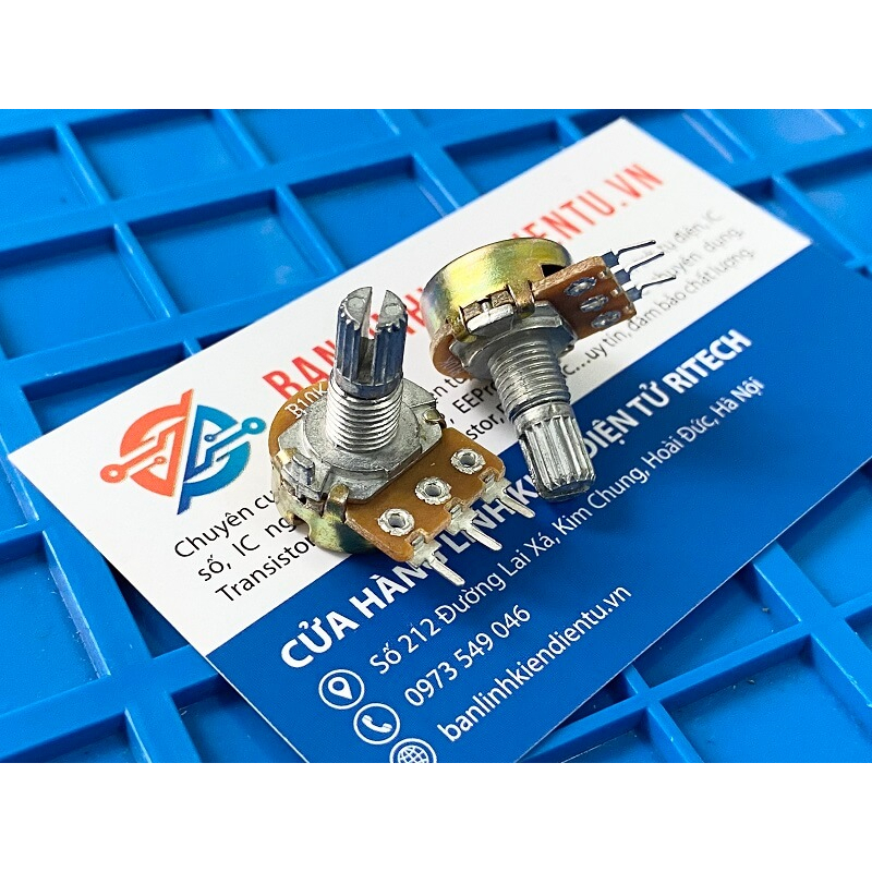 [Combo 10 chiếc] Chiết áp đơn 10K WH148-B10K 15mm hàng chính hãng