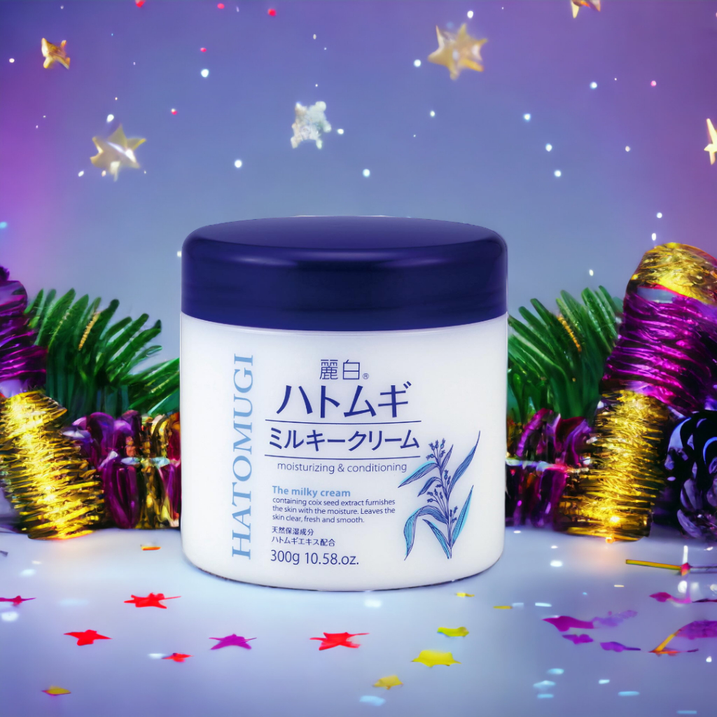 Kem Dưỡng Trắng Da Chiết Xuất Hạt Ý Dĩ Hatomugi Milky Cream